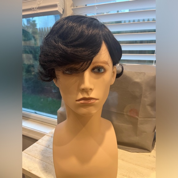 Chad Skin Base Human Hair Toupee - Picture 4 of 11